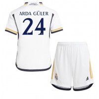 Real Madrid Arda Guler #24 Hemmadräkt Barn 2023-24 Kortärmad (+ Korta byxor)